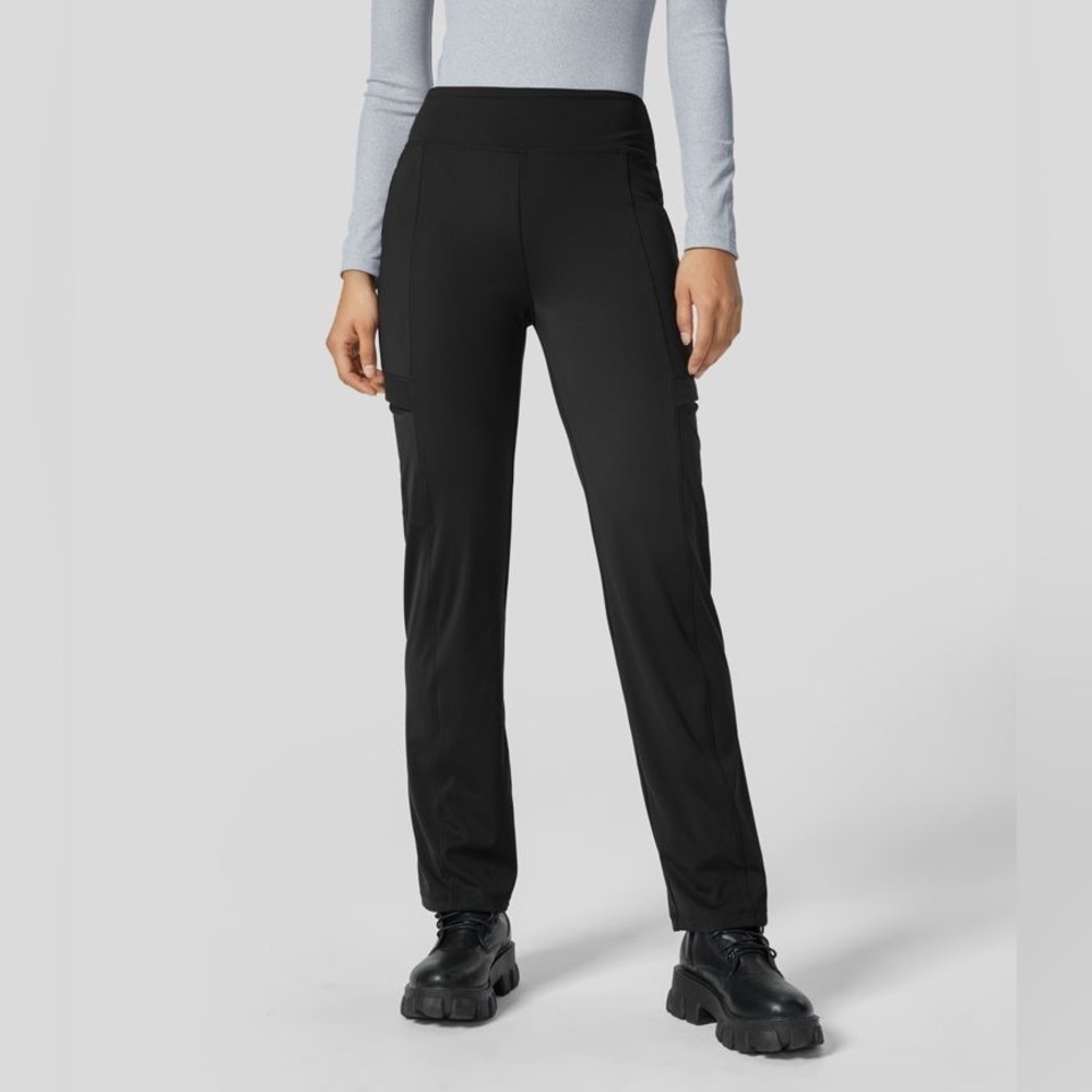 Halara Flex™ Mid Rise Multiple Pockets Cool Touch Work Straight Leg Pants XS